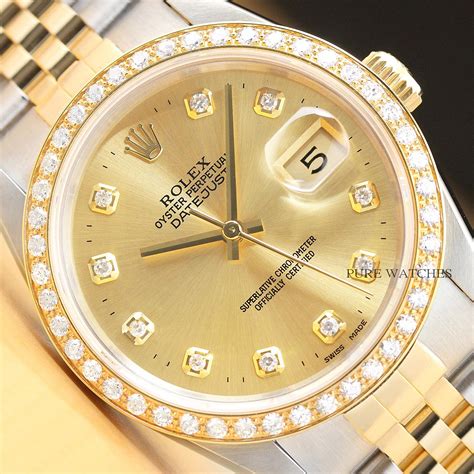 rolex met diamanten